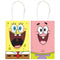 AMSCAN CA Kids Birthday SpongeBob SquarePants Birthday Favor Bags, 8 Count