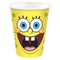 AMSCAN CA Kids Birthday SpongeBob SquarePants Birthday Paper Cups, 9 Oz, 8 Count