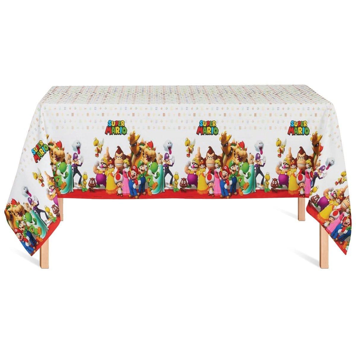 Buy Kids Birthday Super Mario tablecover sold at Party Expert