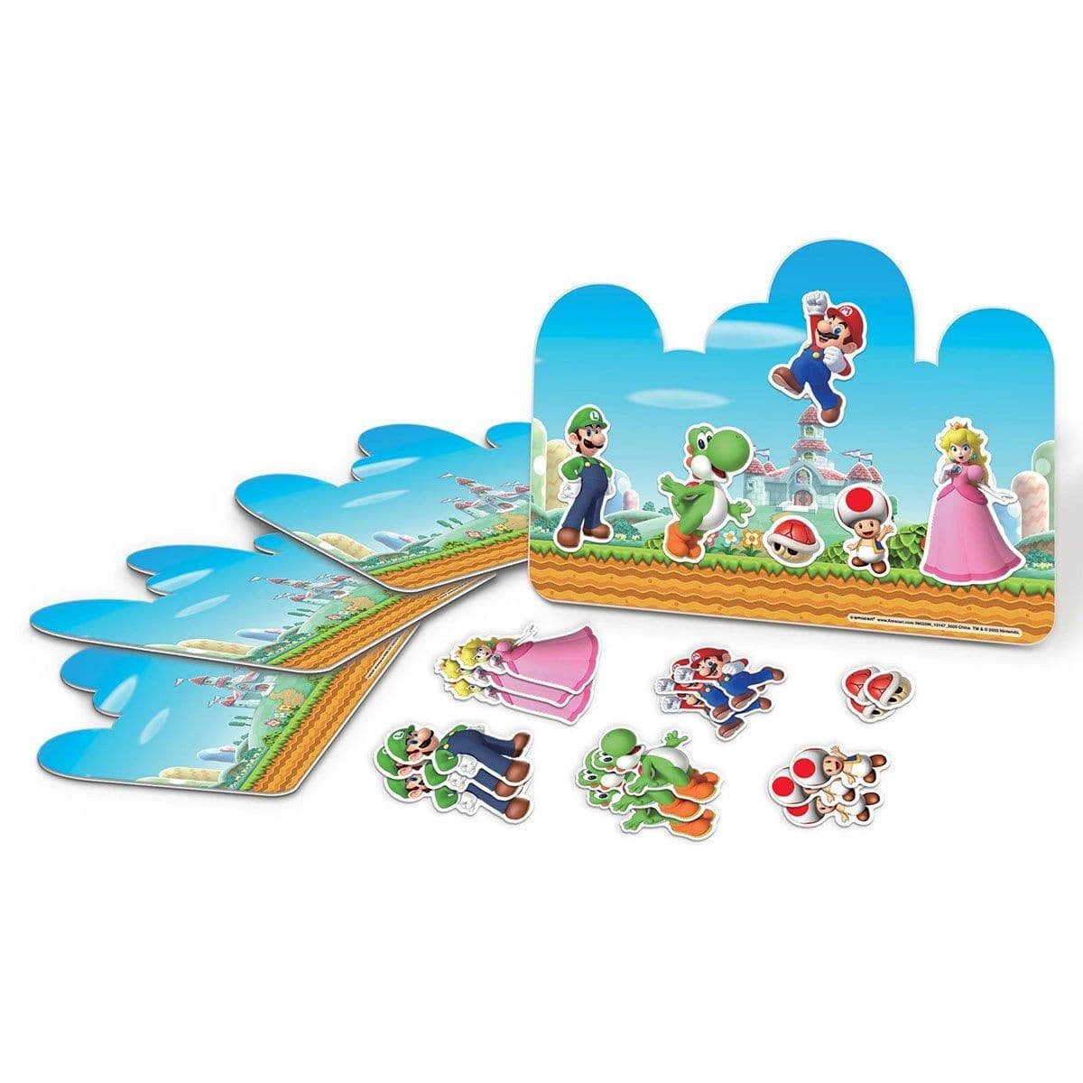 Buy Kids Birthday Super Mario Craft Kit, 4 Count sold at Party Expert