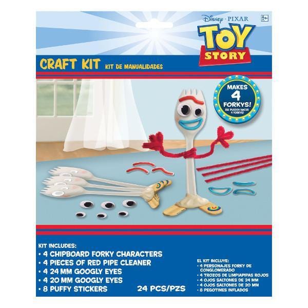 Buy Kids Birthday Toy Story 4 forky craft kit sold at Party Expert