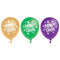 Buy Mardi Gras Mardi Gras, Latex Balloons 12 inches, 15 count sold at Party Expert