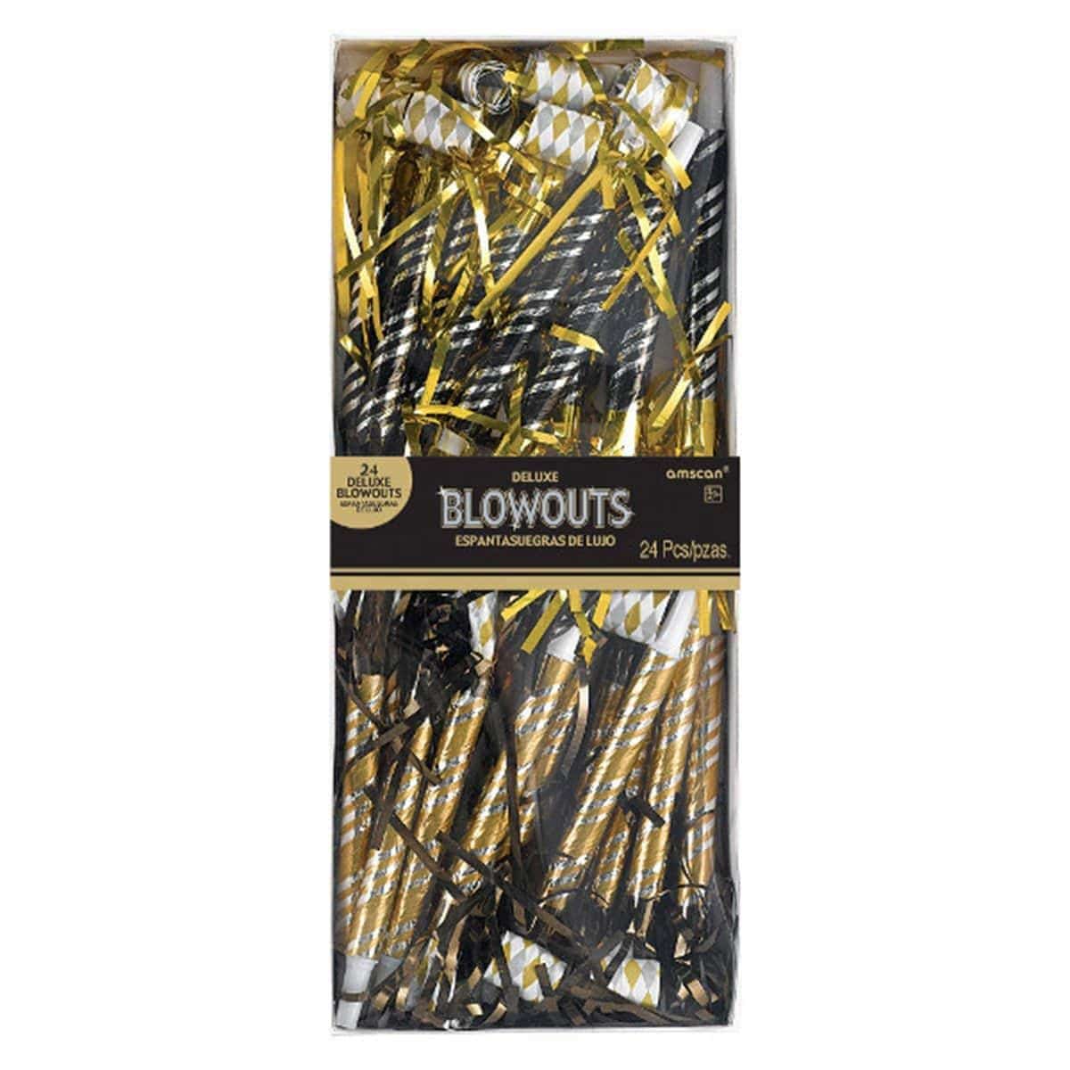 Buy New Year Deluxe Blowouts 24/pkg sold at Party Expert