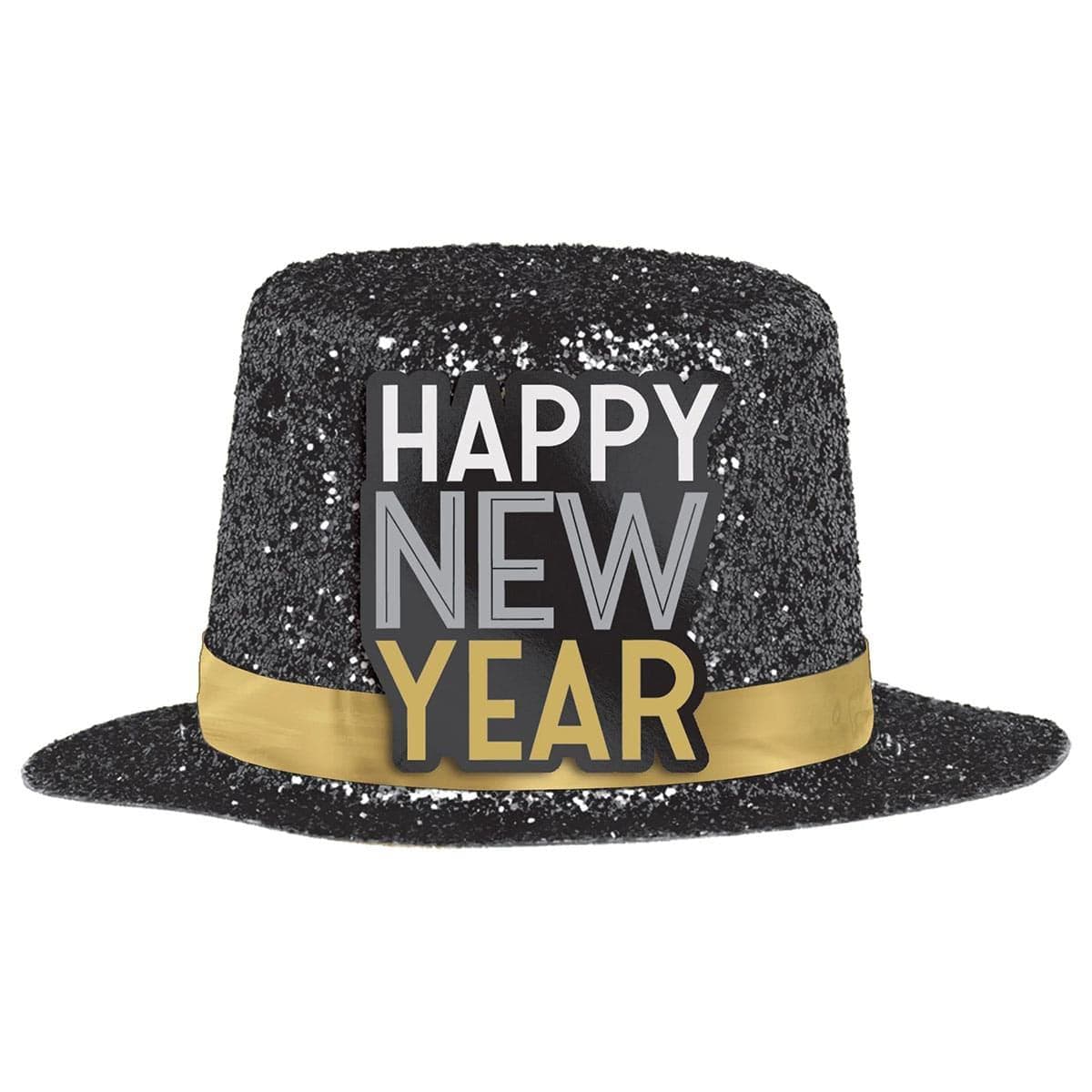 Buy New Year Happy New Year Mini Top Hat sold at Party Expert