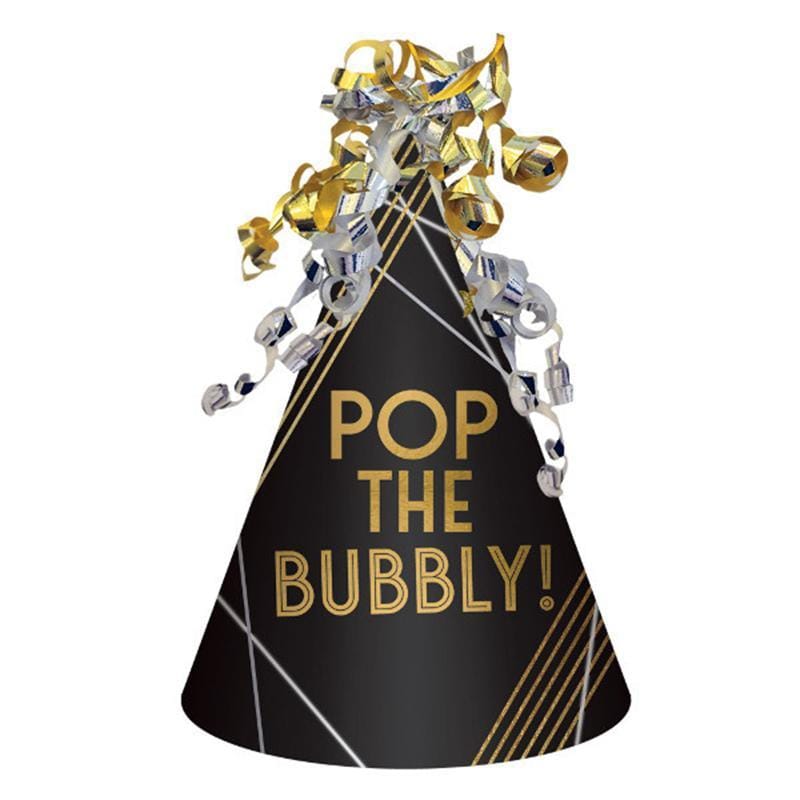 Buy New Year New Year - Pop The Bubbly Cone Hat sold at Party Expert