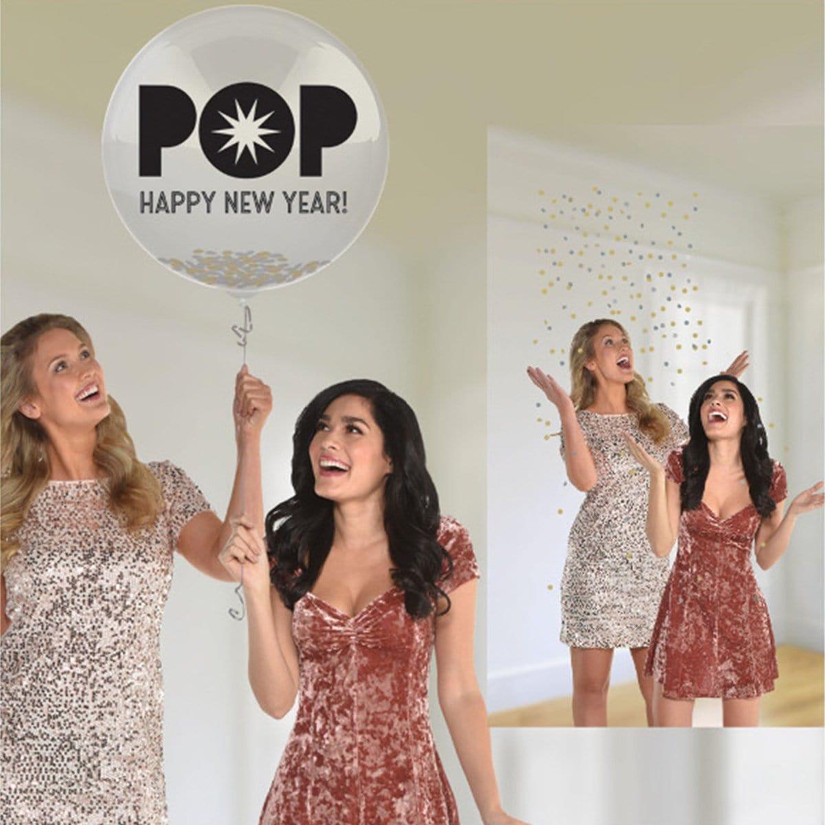 Buy New Year Ny - Confetti Balloons sold at Party Expert