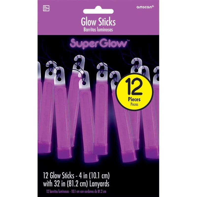 Buy Novelties Light Stick Necklaces - Purple 4 In. 12/pkg. sold at Party Expert