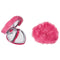 AMSCAN CA Novelties Pink Fur Compact Mirror