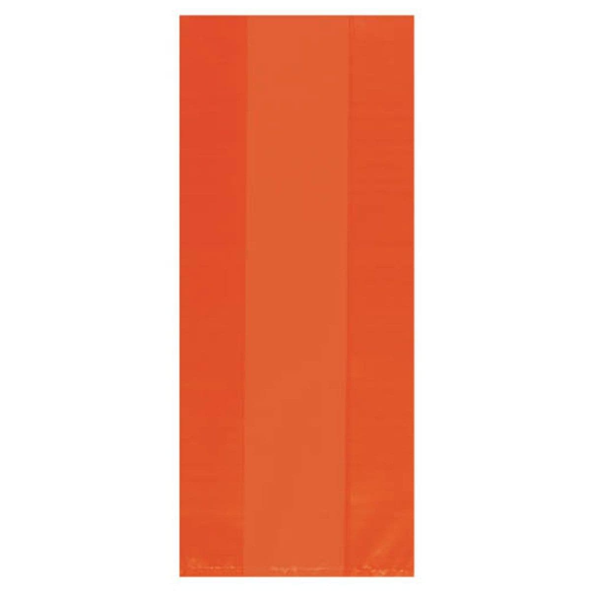 Buy Party Supplies Cello Bags - Orange 9.5 x 4 x 2.25 in. 25/pkg sold at Party Expert