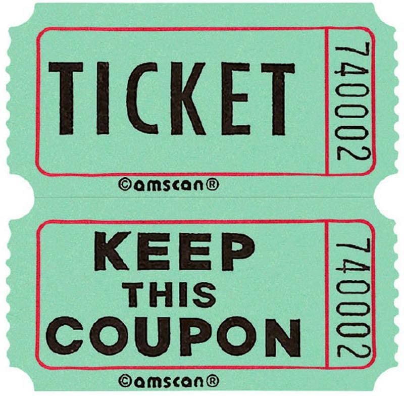 Buy Party Supplies Double Ticket Roll- 2000/pkg. - Green sold at Party Expert