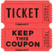 Buy Party Supplies Double Ticket Roll- 2000/pkg.- Red sold at Party Expert