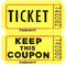 Buy Party Supplies Double Ticket Roll- 2000/pkg.- Yellow sold at Party Expert