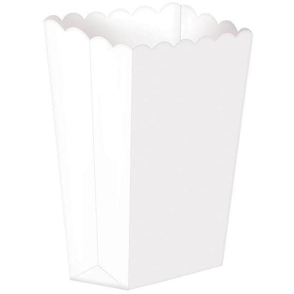Buy Party Supplies Popcorn Box - White 5/pkg. sold at Party Expert