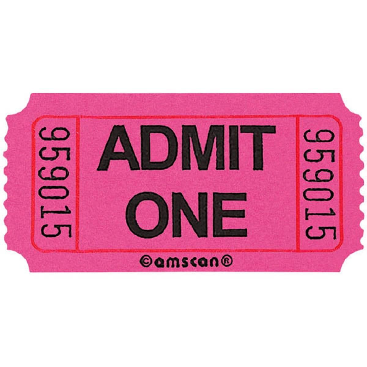 Buy Party Supplies Single Ticket Roll 2000/pkg - Pink sold at Party Expert
