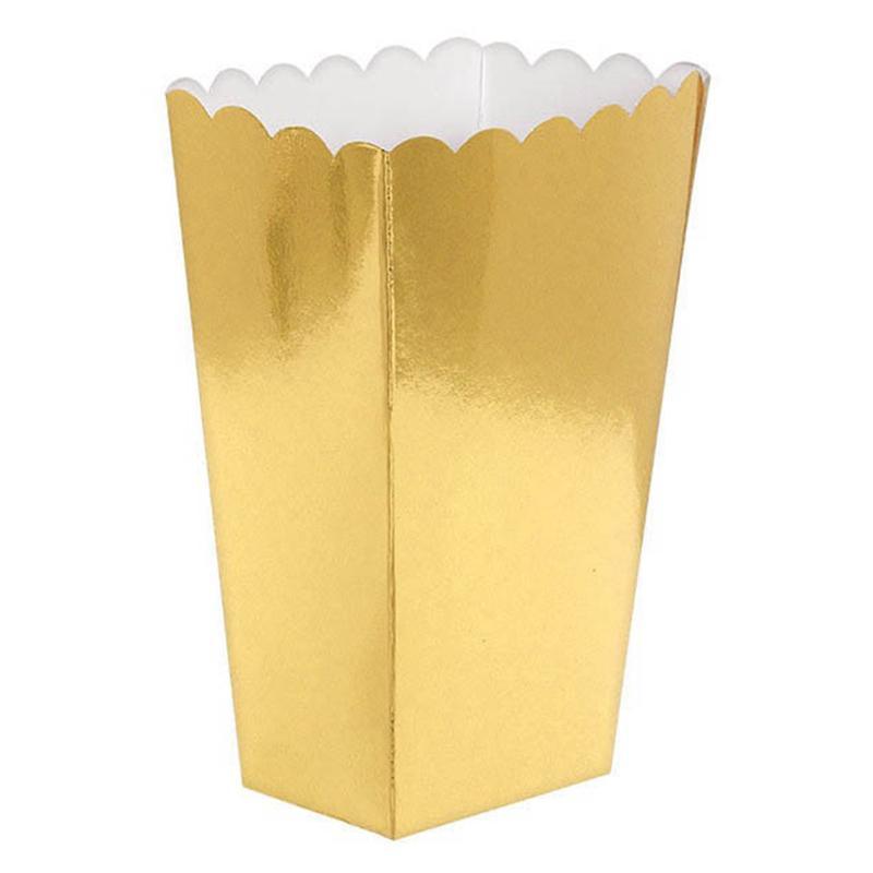 Buy Party Supplies Treat Boxes - Gold sold at Party Expert