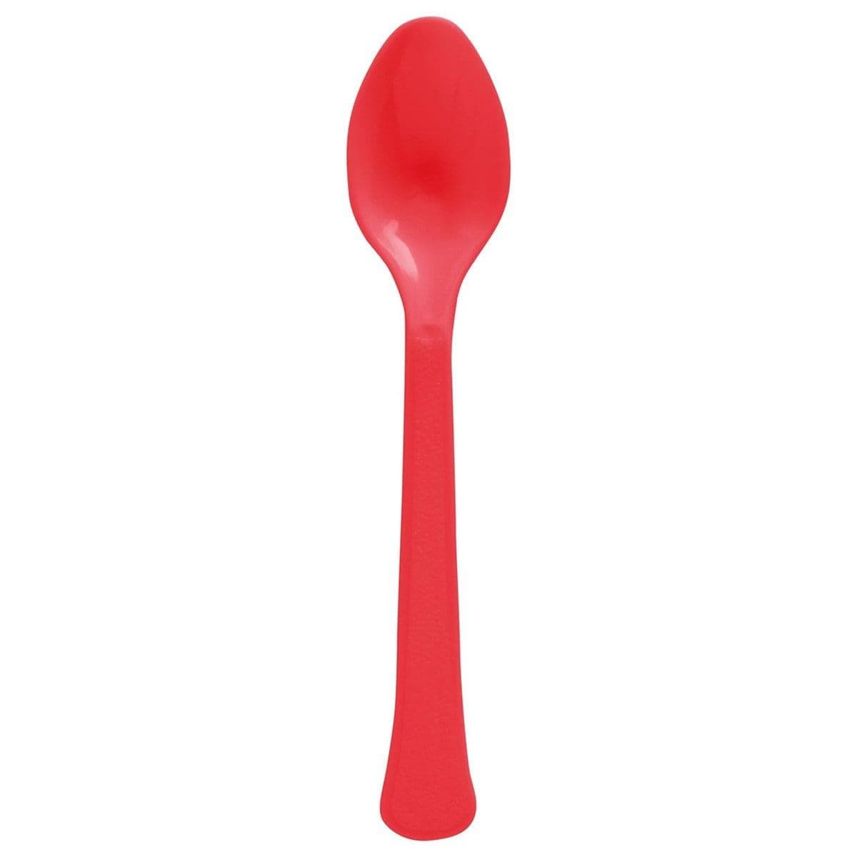 Buy Plasticware Apple Red Plastic Spoons, 20 Count sold at Party Expert