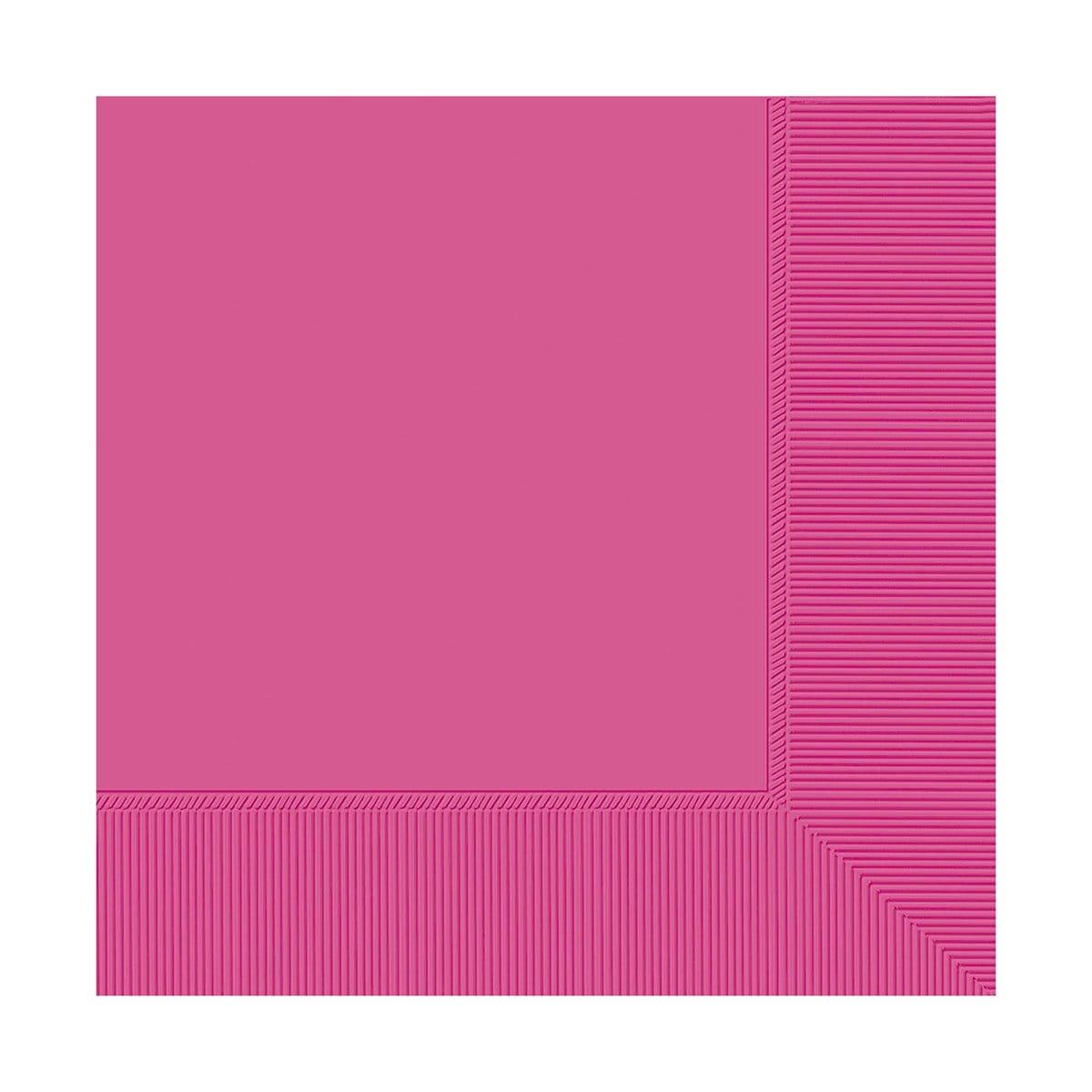 Buy Plasticware Bright Pink Beverage Napkins, 40 Count sold at Party Expert