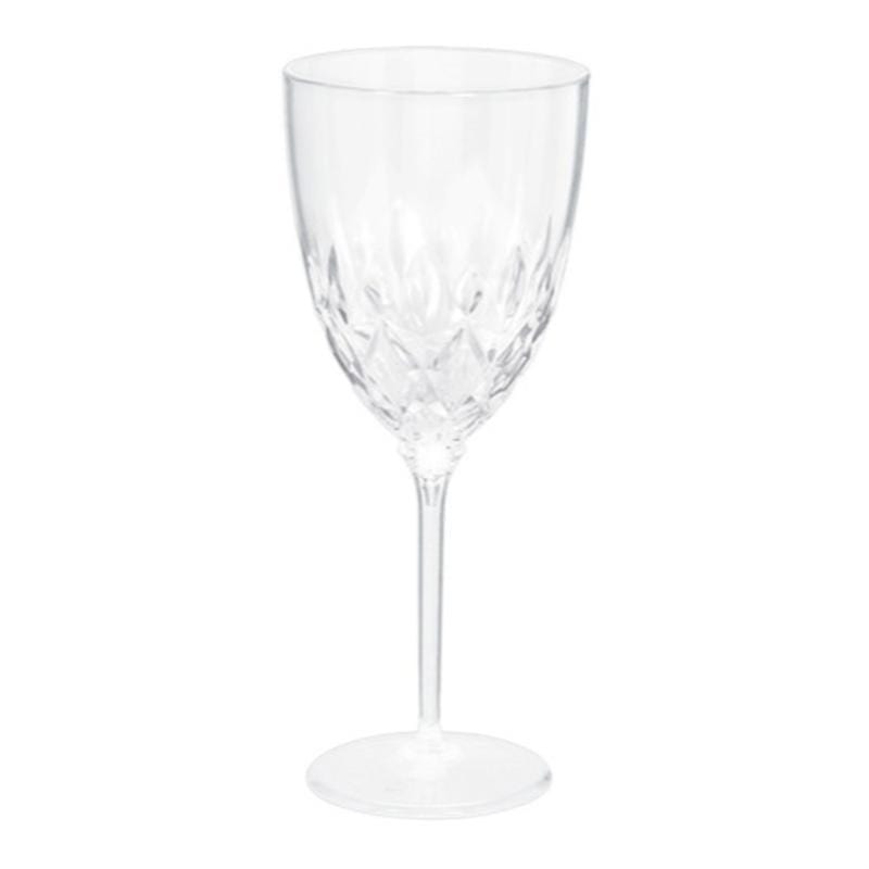 Buy Plasticware Crystal Look Wine Glass 8/pkg sold at Party Expert