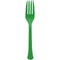 Buy Plasticware Festive Green Plastic Forks, 20 Count sold at Party Expert