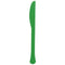 Buy Plasticware Festive Green Plastic Knives, 20 Count sold at Party Expert