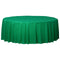 Buy Plasticware Festive Green Plastic Round Tablecover sold at Party Expert
