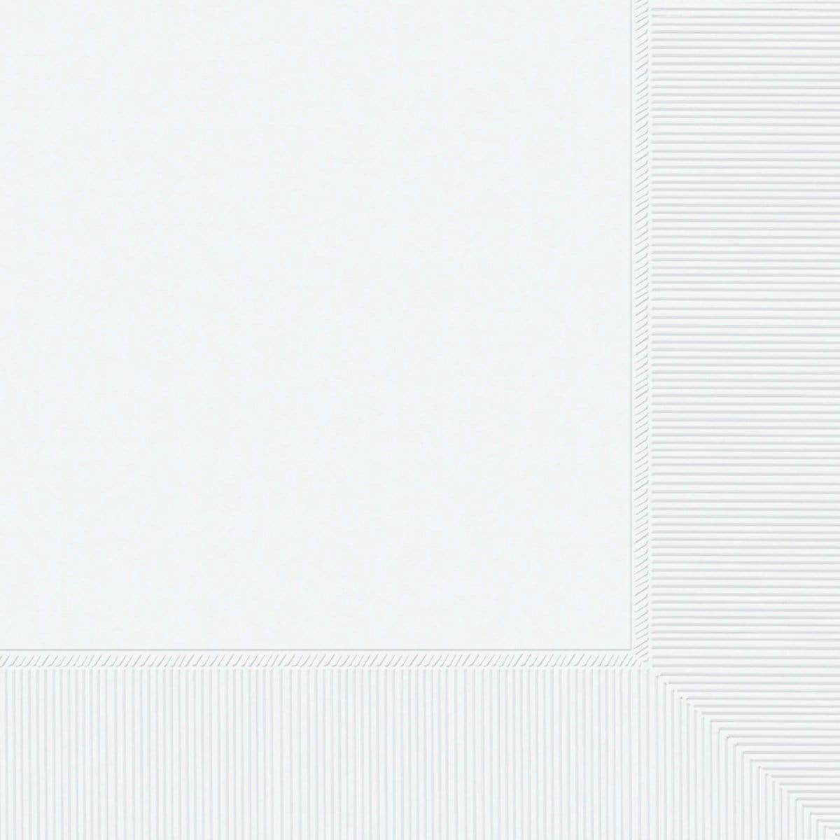 Buy plasticware Frosty White Beverage Napkins, 40 Count sold at Party Expert