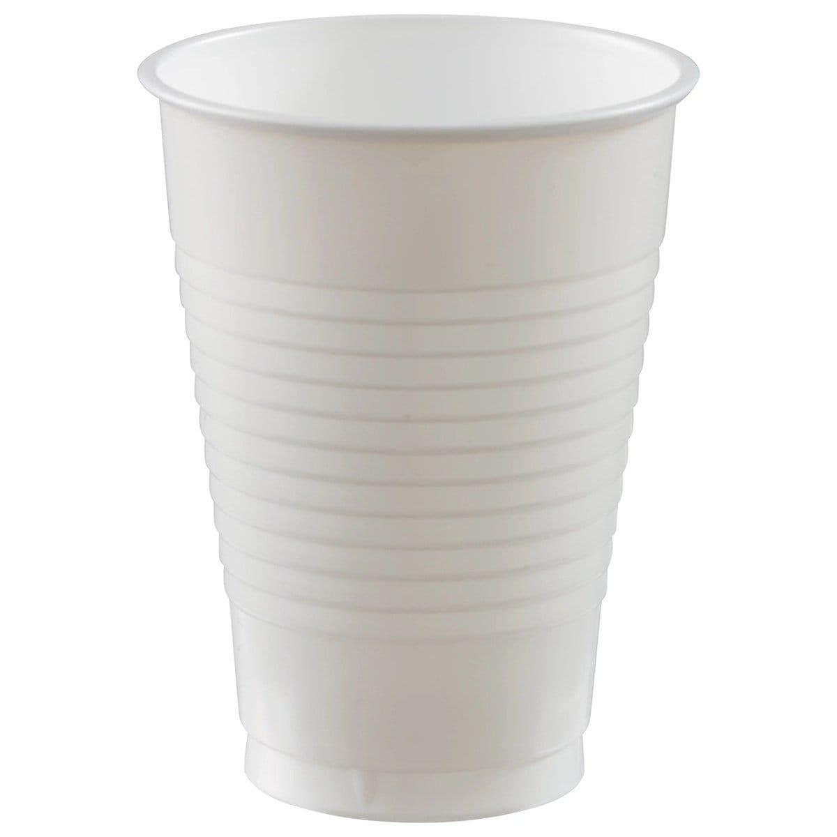 Buy plasticware Frosty White Plastic Cups, 12 oz., 50 Count sold at Party Expert