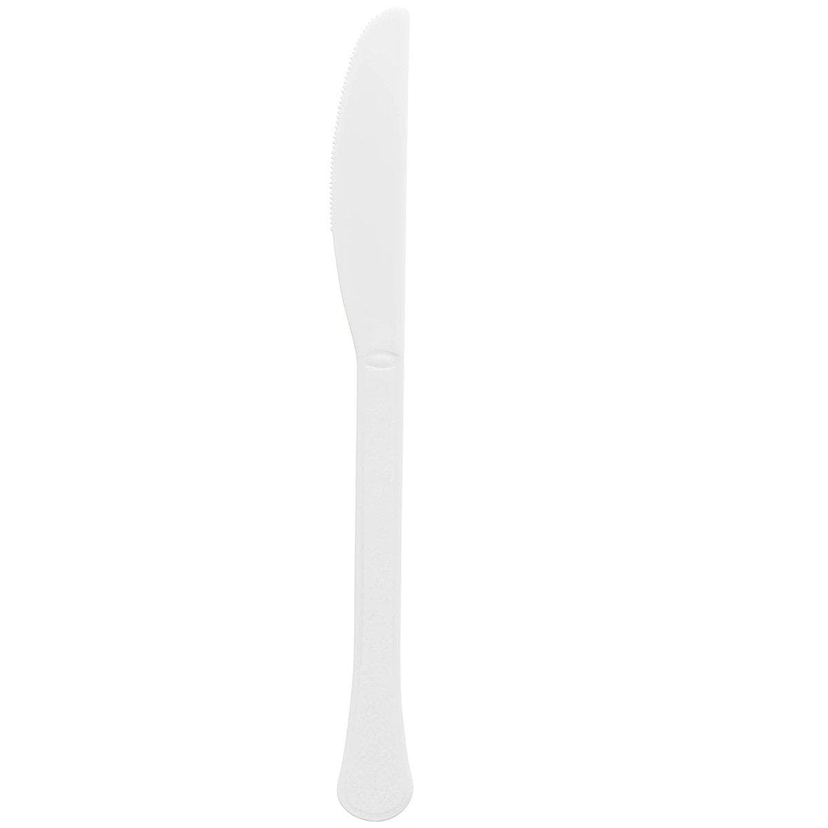 Buy Plasticware Frosty White Plastic Knives, 20 Count sold at Party Expert