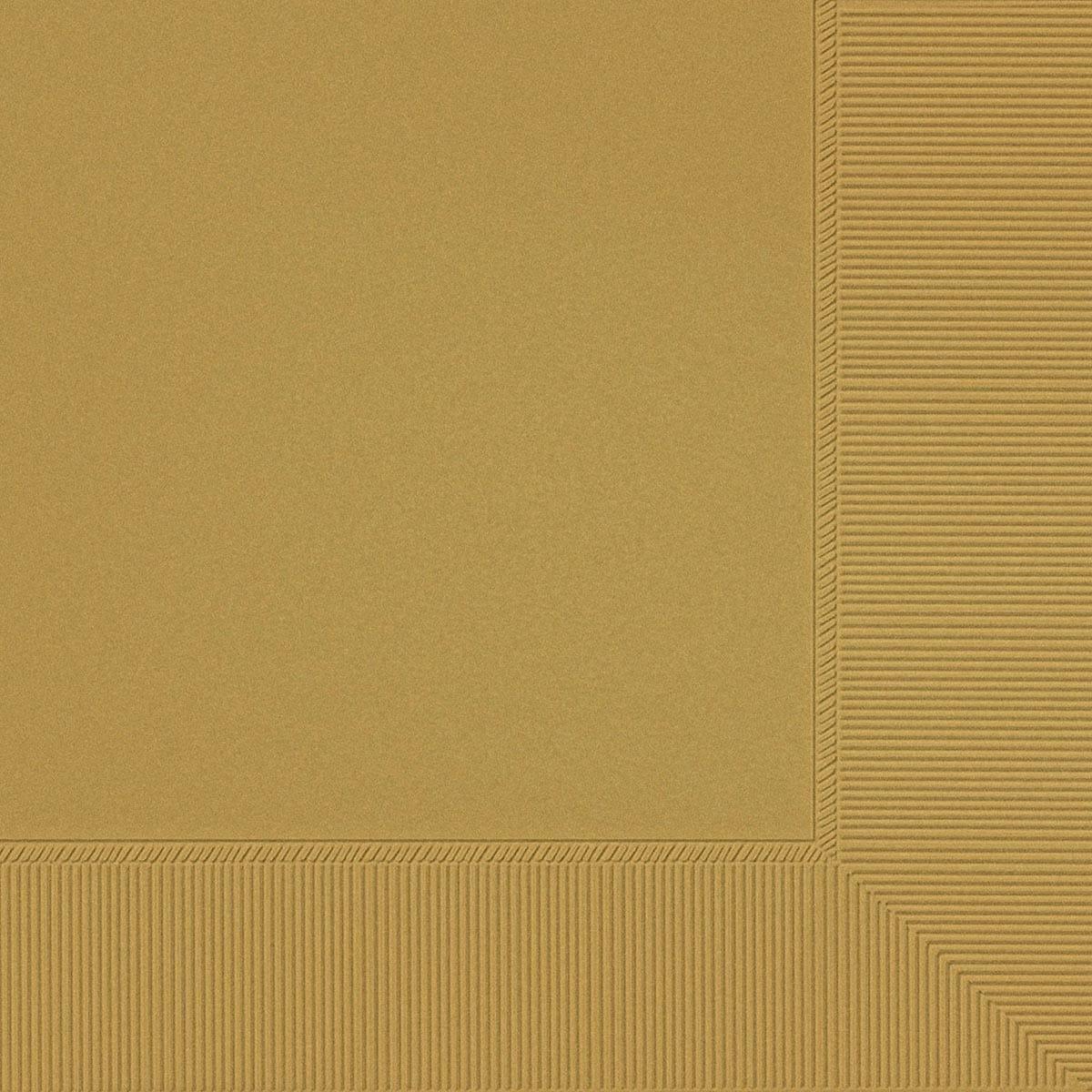 Buy plasticware Gold Dinner Napkins, 40 Count sold at Party Expert