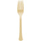 Buy Plasticware Gold Plastic Forks, 20 Count sold at Party Expert