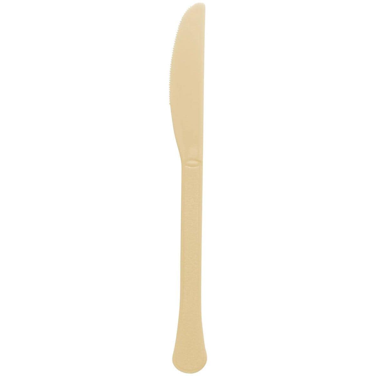 Buy Plasticware Gold Plastic Knives, 20 Count sold at Party Expert