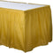 Buy Plasticware Gold Plastic Table skirt sold at Party Expert