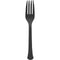 Buy Plasticware Jet Black Plastic Forks, 20 Count sold at Party Expert