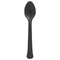 Buy plasticware Jet Black Plastic Spoons, 20 Count sold at Party Expert