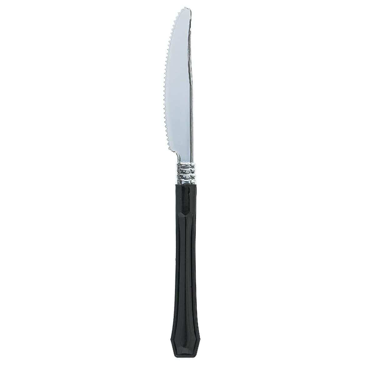Buy Plasticware Knives Premium 20/pkg. - Jet Black sold at Party Expert