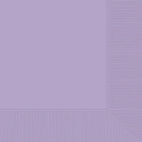 Buy Plasticware Lavender Dinner Napkins, 40 Count sold at Party Expert