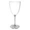 Buy Plasticware Metallic Silver Wine Glasses, 8 Counts sold at Party Expert