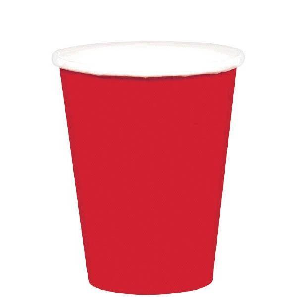 Buy Plasticware Paper Cups 9 Oz - Apple Red 20/pkg. sold at Party Expert