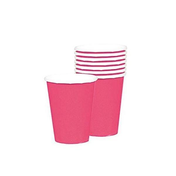 Buy Plasticware Paper Cups 9 Oz - Bright Pink 20/pkg. sold at Party Expert