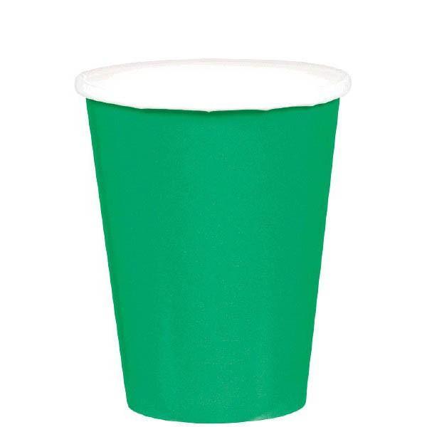 Paper Cups 9 Oz Festive Green 20/pkg. Party Expert