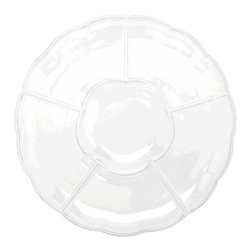Buy Plasticware Plastic Compartment Tray 16 In. - Clear sold at Party Expert