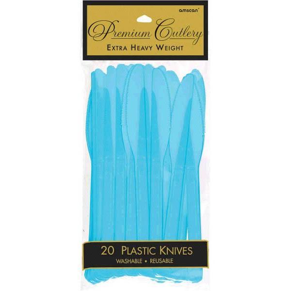 Buy Plasticware Plastic Knives - Caribbean Blue 20/pkg. sold at Party Expert