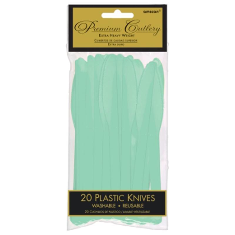 Buy Plasticware Plastic Knives - Cool Mint 20/pkg sold at Party Expert