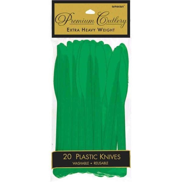 Buy Plasticware Plastic Knives - Festive Green 20/pkg. sold at Party Expert