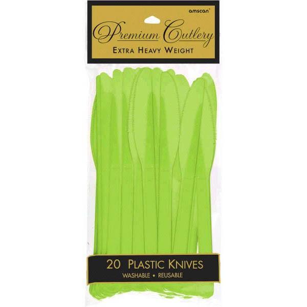 Buy Plasticware Plastic Knives - Kiwi 20/pkg. sold at Party Expert