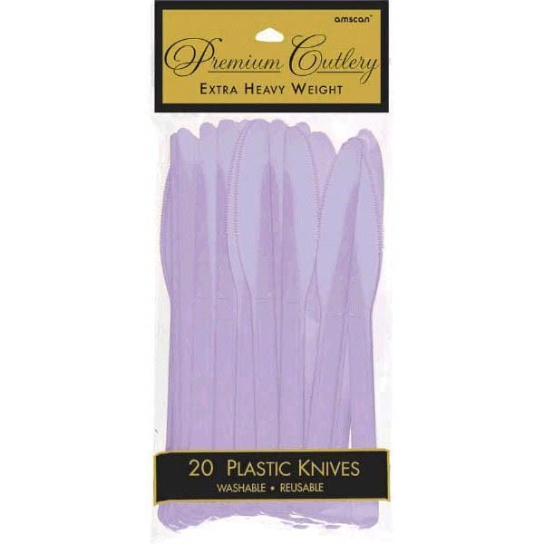 Buy Plasticware Plastic Knives - Lavender 20/pkg sold at Party Expert
