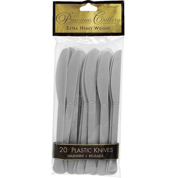 Buy Plasticware Plastic Knives - Silver 20/pkg. sold at Party Expert