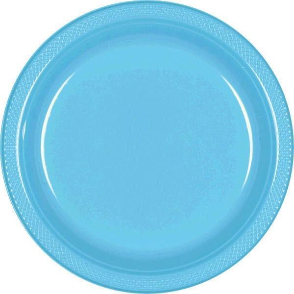 Buy Plasticware Plastic Plates 10.25 In. - Caribbean Blue 20/pkg. sold at Party Expert