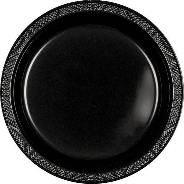 Buy Plasticware Plastic Plates 10.25 In. - Jet Black 20/pkg. sold at Party Expert