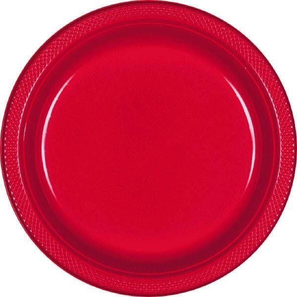 Buy Plasticware Plastic Plates 7 In. - Apple Red 20/pkg. sold at Party Expert